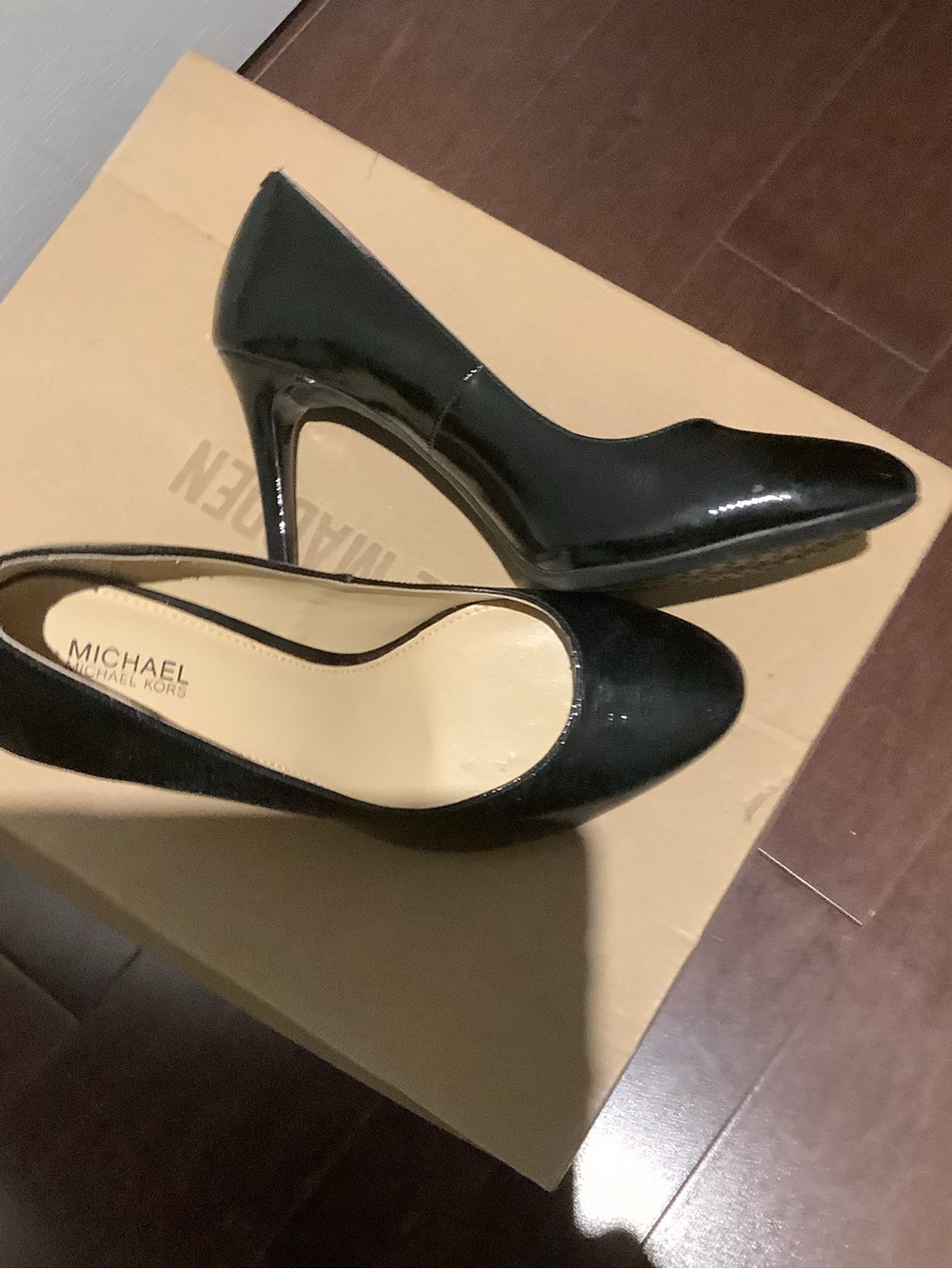 Michael Kors Black Pointed-Toe Heels